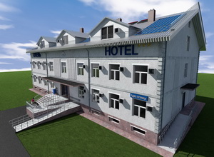 Проект трехэтажной гостиницы
