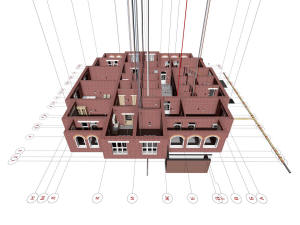 План первого этажа многоквартирного дома