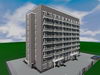 Проект сейсмостойкого девятиэтажного двухподъездного дома на 152 квартиры с лифтами и нежилыми помещениями на 1 этаже