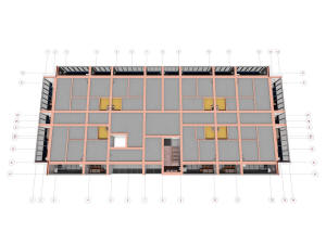 План 2 этажа дома - подвесные потолки