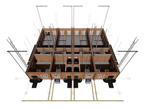 План первого этажа здания