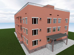 3D вид дома