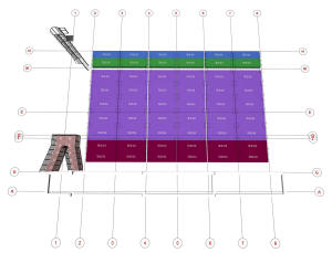 План плит перекрытий первого этажа таунхауса