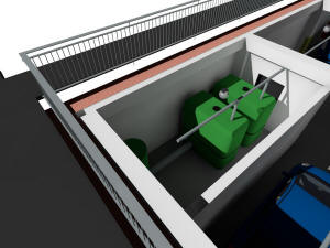Спринклерная система подземного паркинга