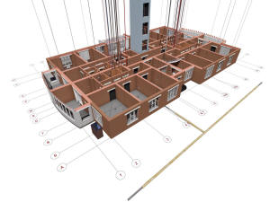 План первого этажа пятиэтажного дома
