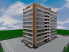 Проект сейсмостойкого девятиэтажного одноподъездного дома на 59 квартир с нежилыми помещениями на 1 этаже