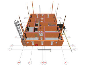 План первого этажа многоквартирного дома