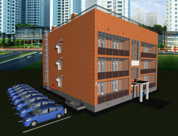Готовый проект одноподъездного трехэтажного жилого дома на 12 квартир с техническим этажом (чердаком)