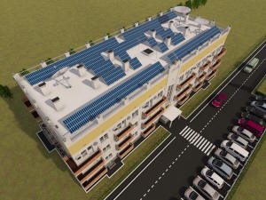Архитектурный проект одноподъездного трехэтажного жилого дома на 36 квартир с техническим этажом