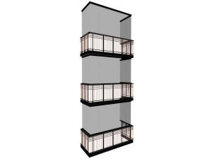 Возможный дизайн балконов дома