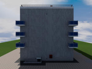 Готовый проект двухподъездного четырехэтажного дома на 64 квартиры